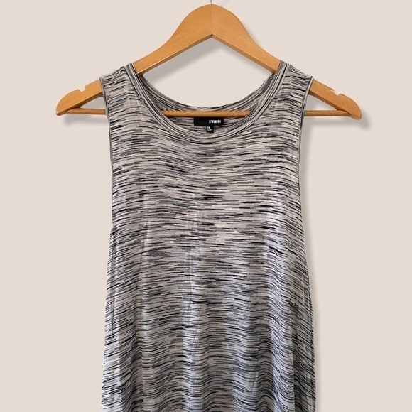 Aritzia Wilfred Free Grey And White Tunic - Picture 2 of 6